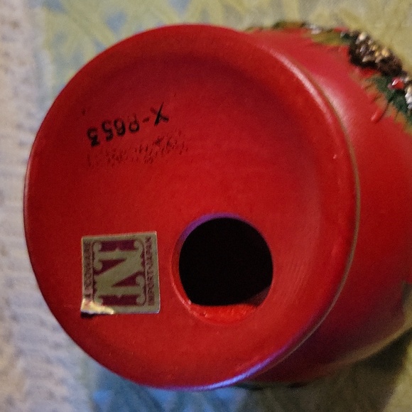 Pair Christmas candle holders - Picture 4 of 4